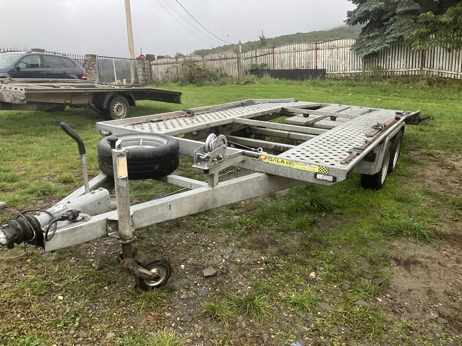 Trailer o axa 1800 kg, 2 axe 4 si 5 m de 2000kg
