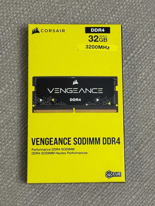 Memorie Laptop Corsair Vengeance, 32GB(2x16GB) DDR4, 3200MHz Dual Chan