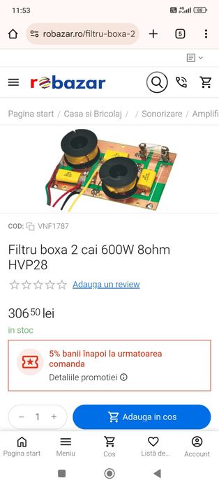 Putere The T-amp E400,Mixer pasiv Behringer xenyx x222 usb +2 boxe