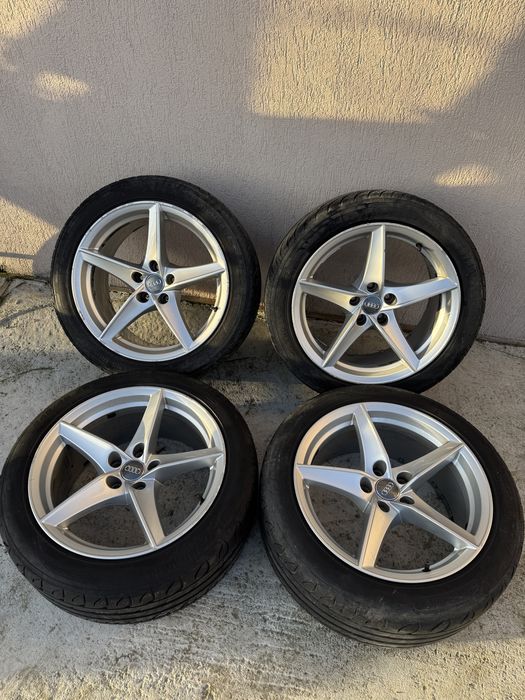 Roti / jante R18 5x112 Audi VW ET 29 concave 66.6 cauciucuri 245/45/18