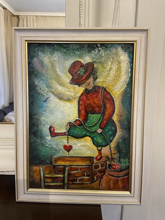 Коминочистач картина акрил кристали вълна 20/40