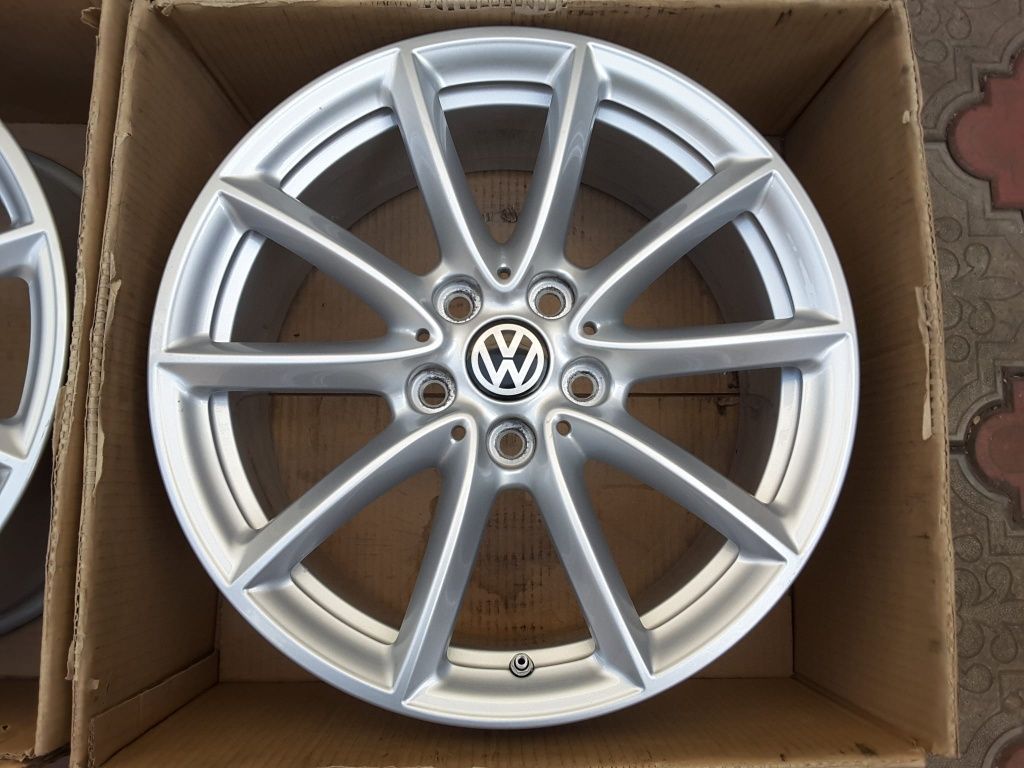 jante aliaj 17;5x112;originale Vw Passat b6,b7,Touran,Golf 5,6,7,jetta