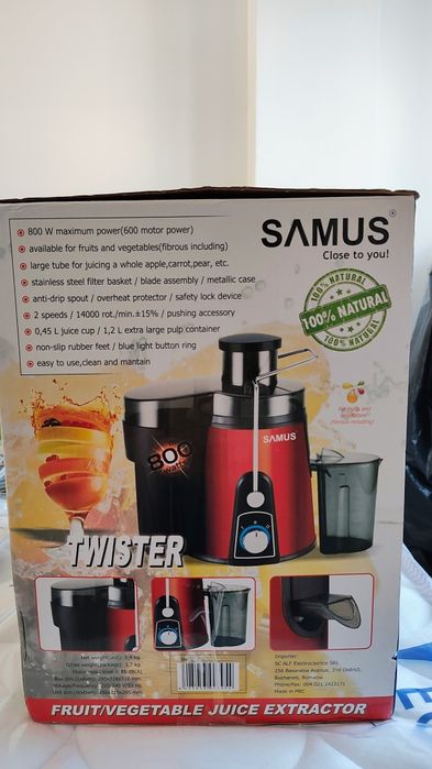 Vând storcător fructe