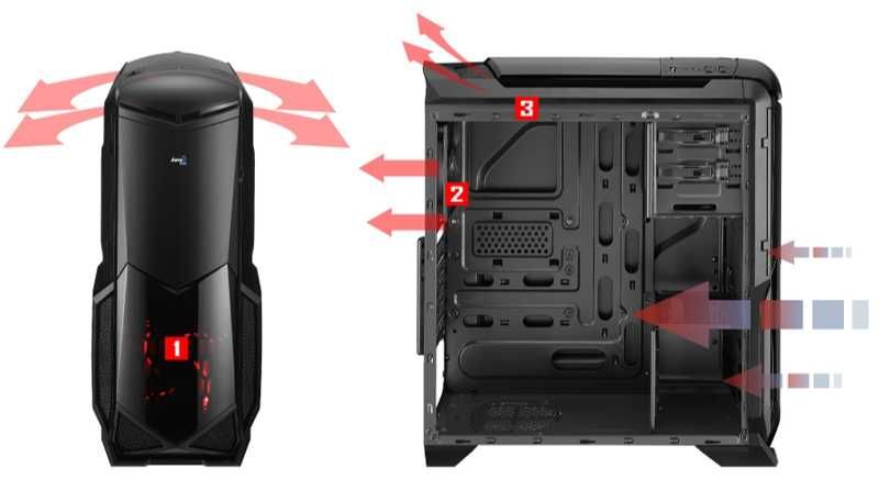 CARCASA PC Gaming Aerocool BattleHawk MidiTower ATX