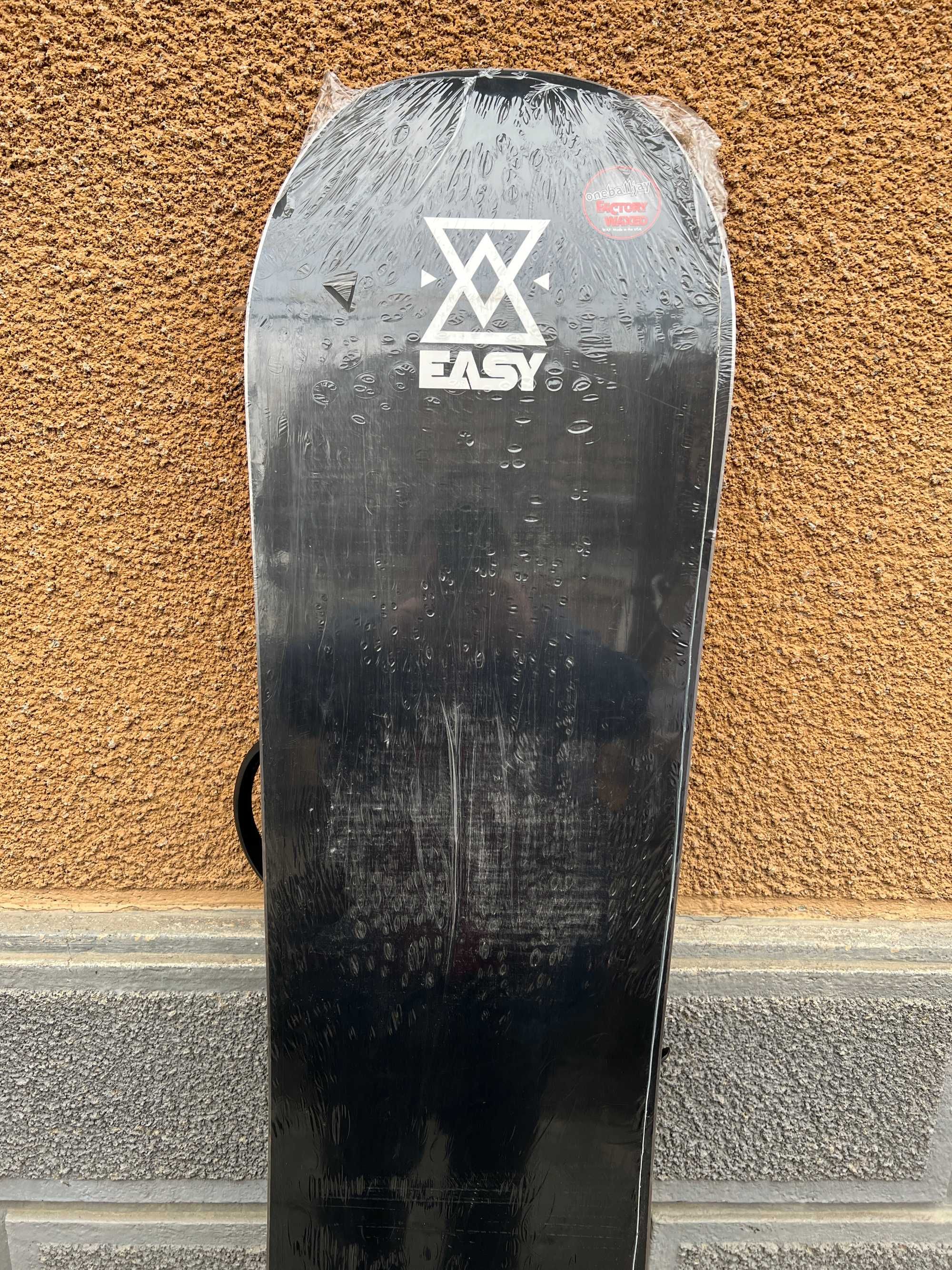 placa noua snowboard easy black torsion rental wide L165cm