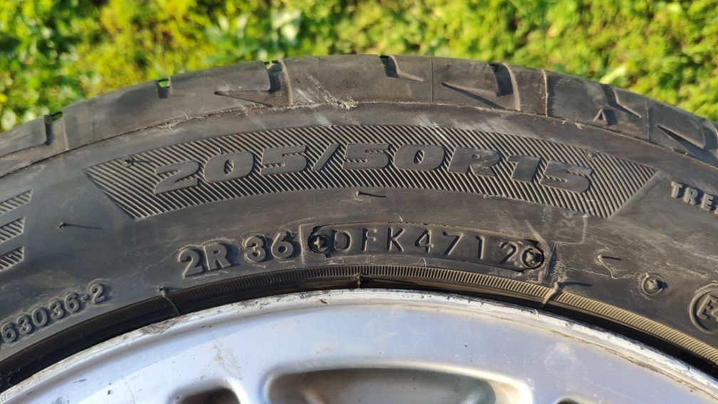 Диски BBS r15 с резиной Bridgestone 205/50 15