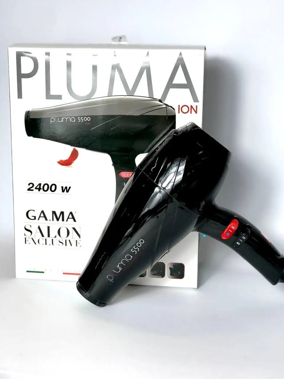 Фен Ga.Ma Pluma 5500 Oxy-Active Black (2400 Вт)