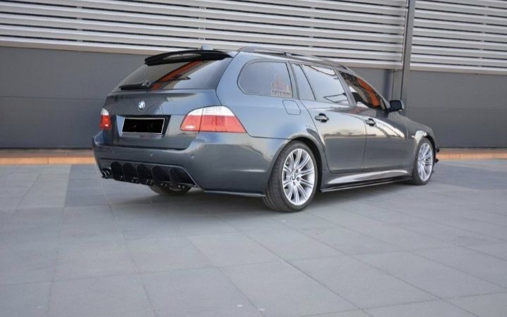 Добавки за задна броня BMW E60 E61/ Добавки заден дифузьор БМВ Е60 Е61