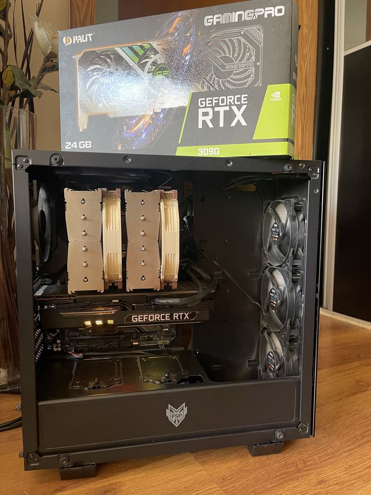Мощен компютър/ I9 9900K/Noctua/32GB/RTX 3090 24GB/2TB SSD