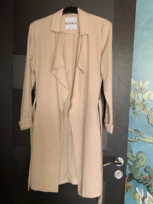 Pardesiu pentru primavara DESIRES, crem, marimea M