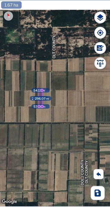 Teren extravilan arabil Dăbuleni 16100m²