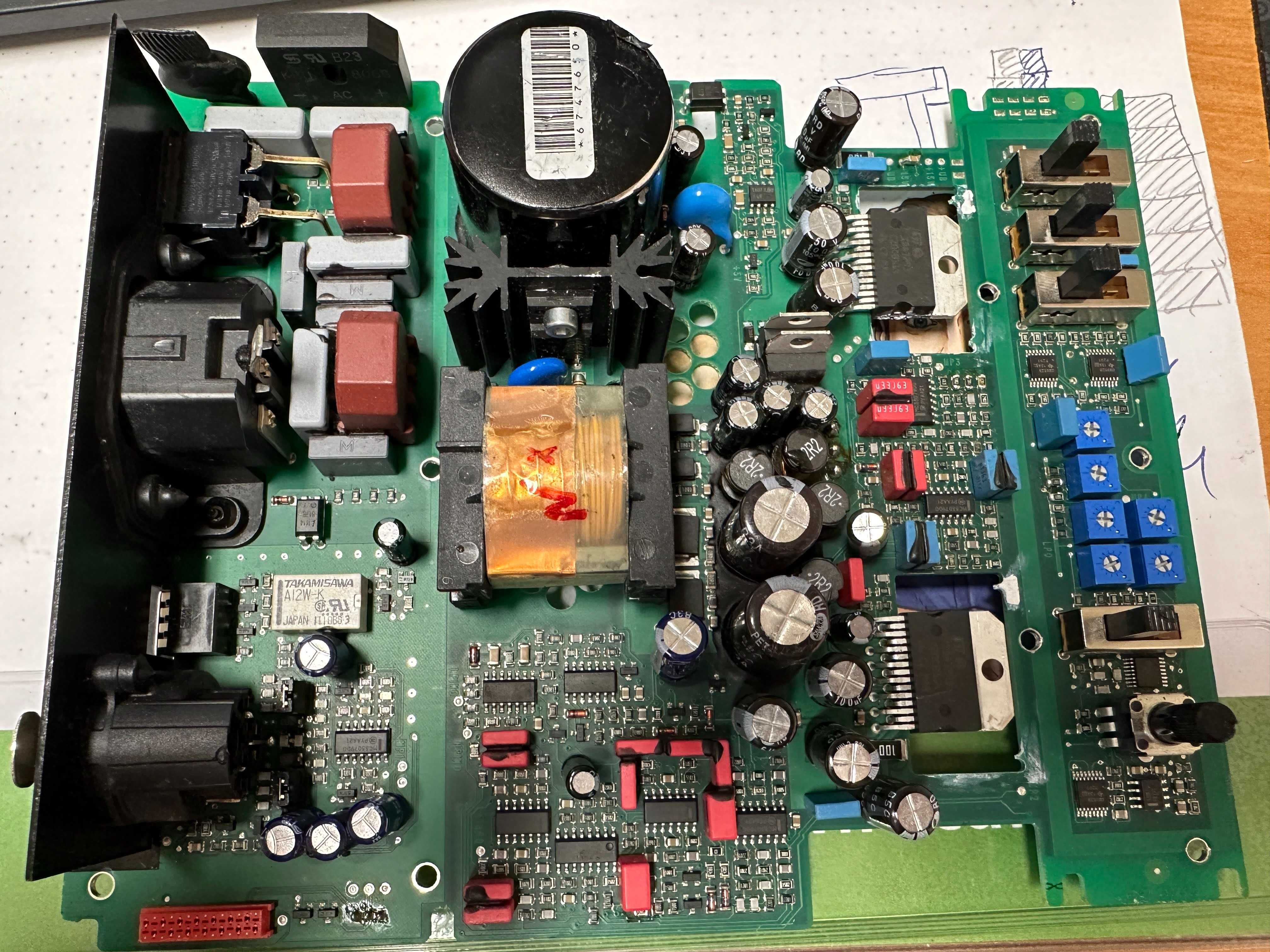 Placa electronica Neumann KH 120 boxa sennheiser