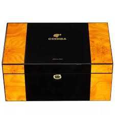 Кедров хумидор за 80-100 пури със хидрометър и овлажнител