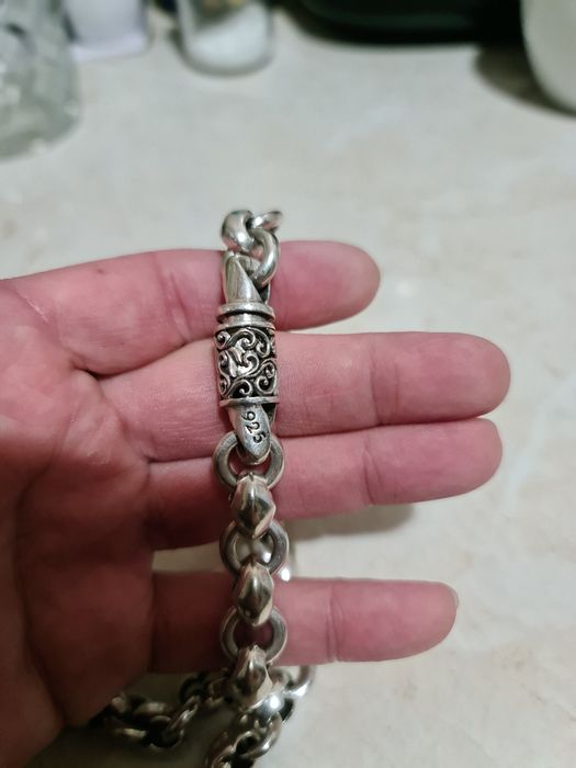 Superb lant foarte masiv argint 925 175 gr,model deosebit,60 cm,nou