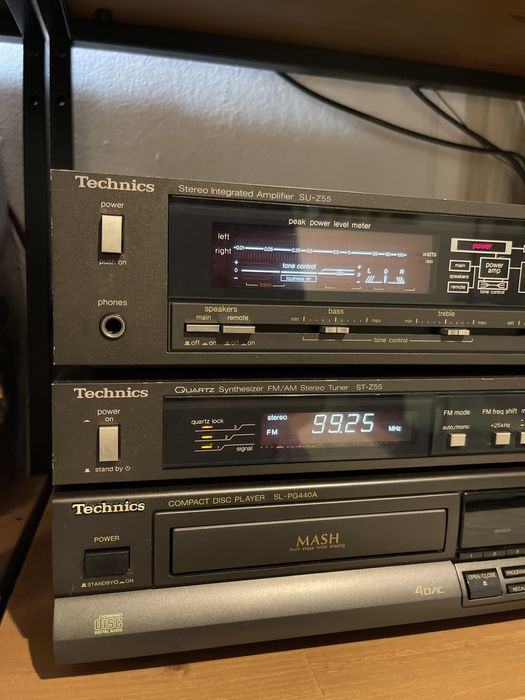 Technics SU-Z55 Statie + Technics ST-Z55 Tuner + SL PG440S CD Player