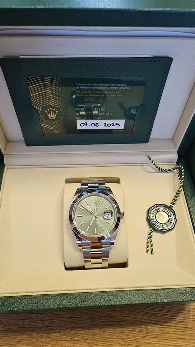 Rolex datejust 41-green-Nou