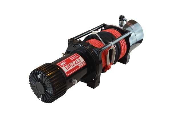 Troliu Grizzly Winch 12000LBS (5454KG) raport 72.5:1 cu sufa sintetica