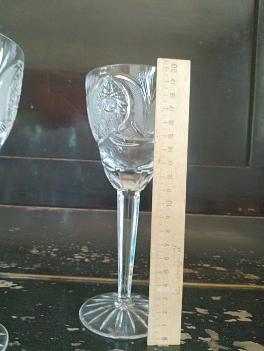 Фужеры хрустальные Чехословакия