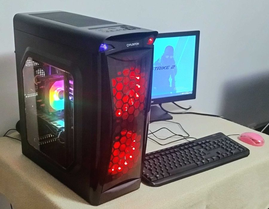 Calculator PC gaming I7-6700T RAM 16GB DDR4 video RX580 4GB SSD 256GB