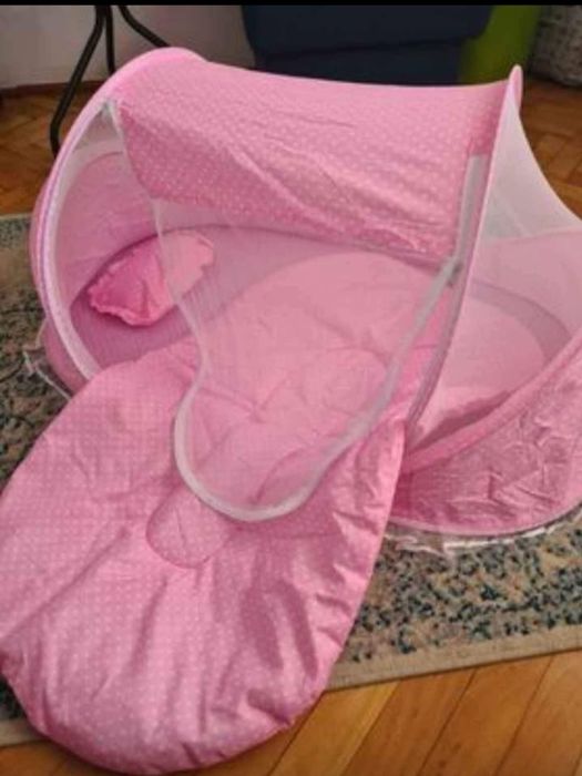 Vând pătuț pliabil NOU,  ptr nou născut