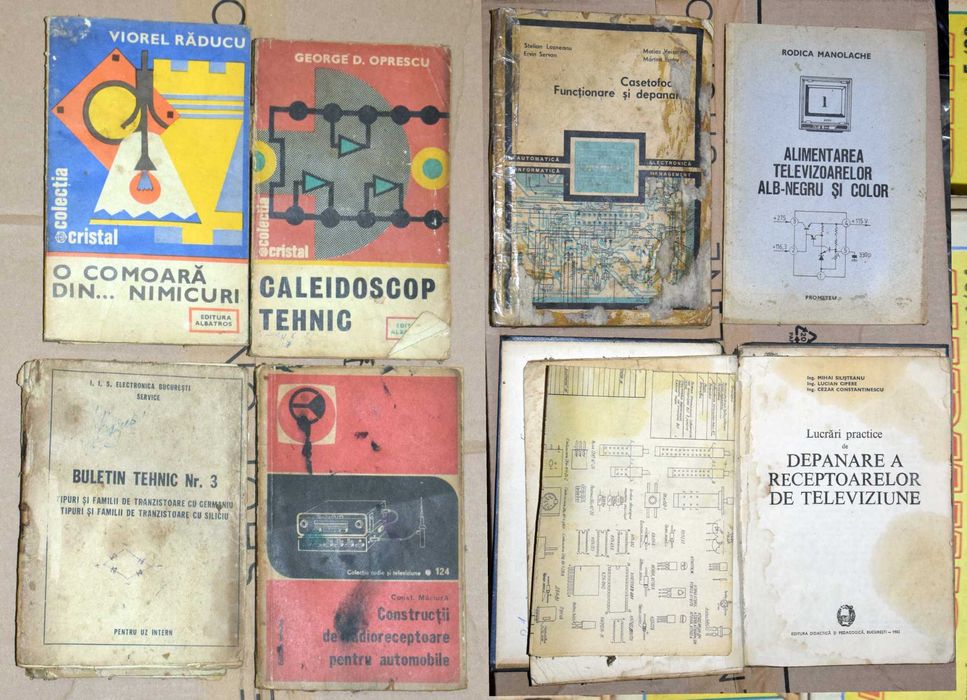 Diverse piese de electronica si Carti de electronica