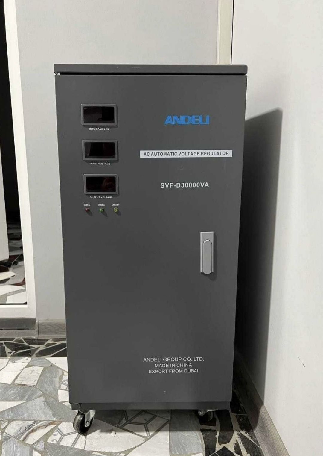 Рассрочка Стабилизатор Andeli Латор 30кв 110-270кв бошлангичсиз 900000
