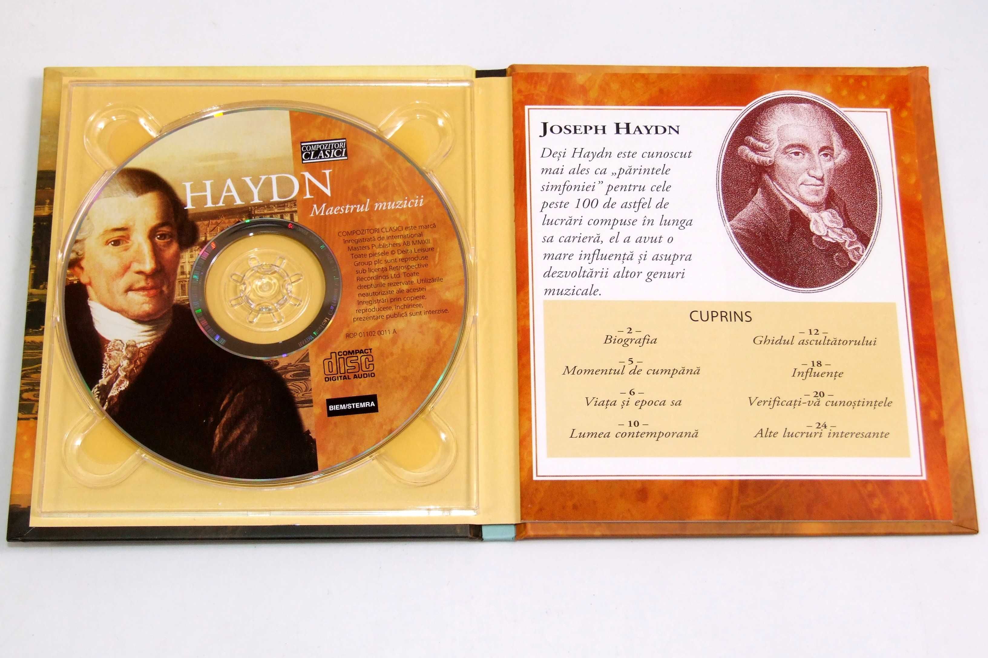 Set 5 CD-uri: Brahms, J. Strauss, Mendelssohn, Puccini, Haydn, NOI