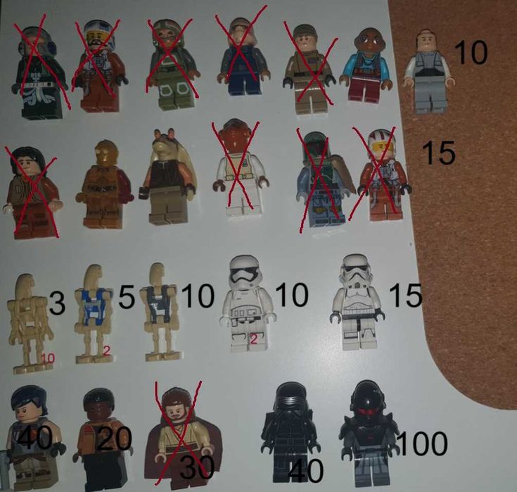 LEGO Лего Star Wars Минифигурки