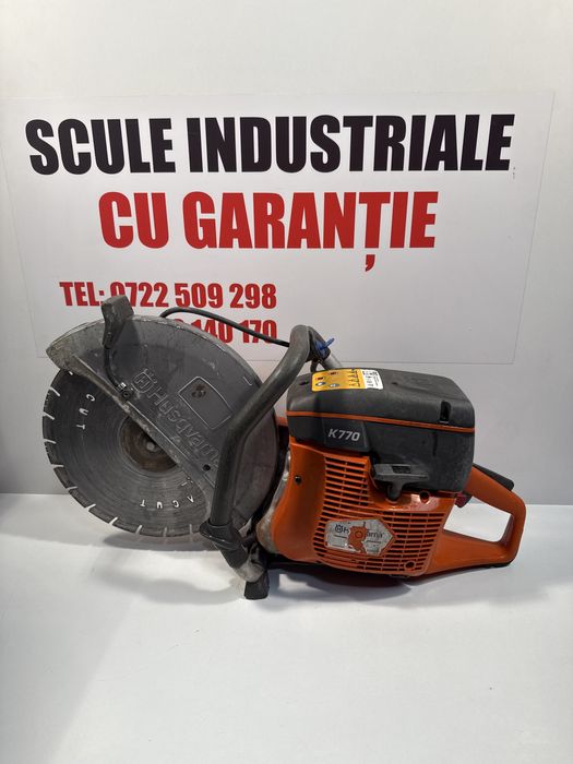 Husqvarna K770 drujba taiat beton asfalt pavele borduri caramida bosch