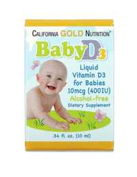 Витамин D3 для детей от California Gold Nutrition содержит холекальциф