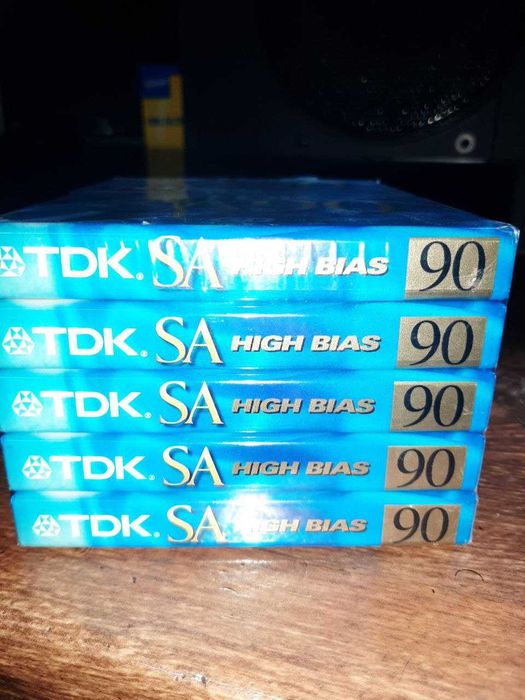 Блок аудиокассет TDK SA90 1998 год
