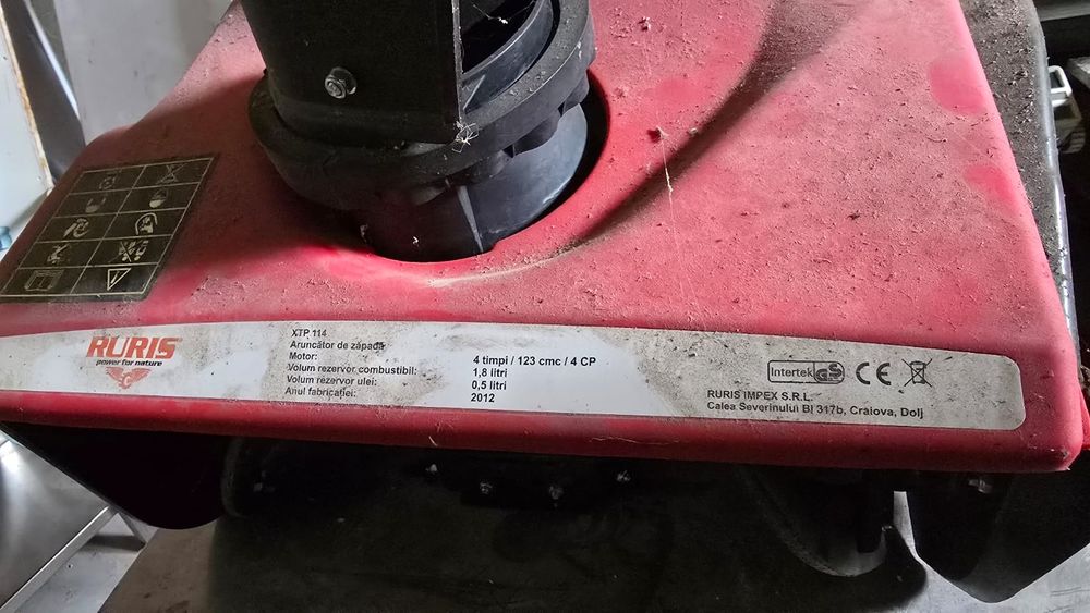 Freza de zăpadă Ruris XTP 114