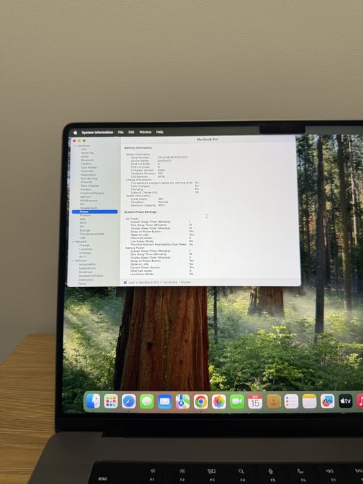 Laptop Apple Macbook Pro M1 Pro 16" Space Gray 16 GB Ram 500 SSD 2021