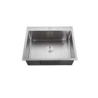 Chiuveta bucatarie din inox Mixxus inox CHROME/NANO BLACH