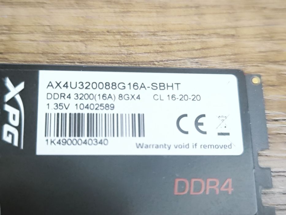 Оперативная память ADATA XPG DDR4 8gb
