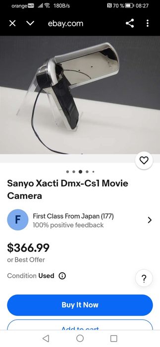 Camera filmat XACTI FULLHD