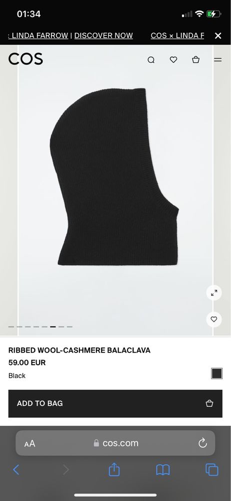 Balaclava COS/Caciulă tip cagulă