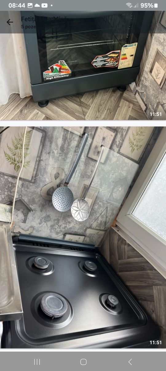 Aragaz vortex  electric și pe gaz