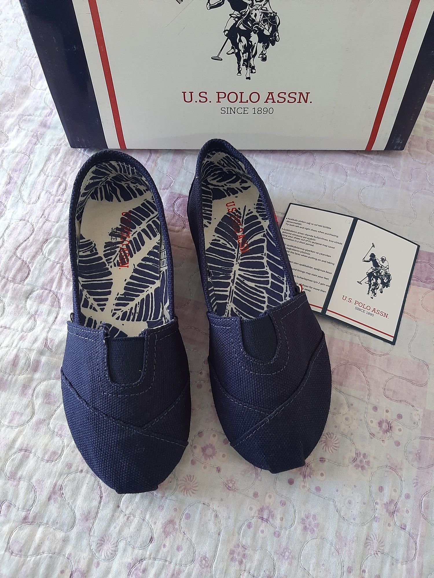 Макасины обувь детские Us Polo Assn