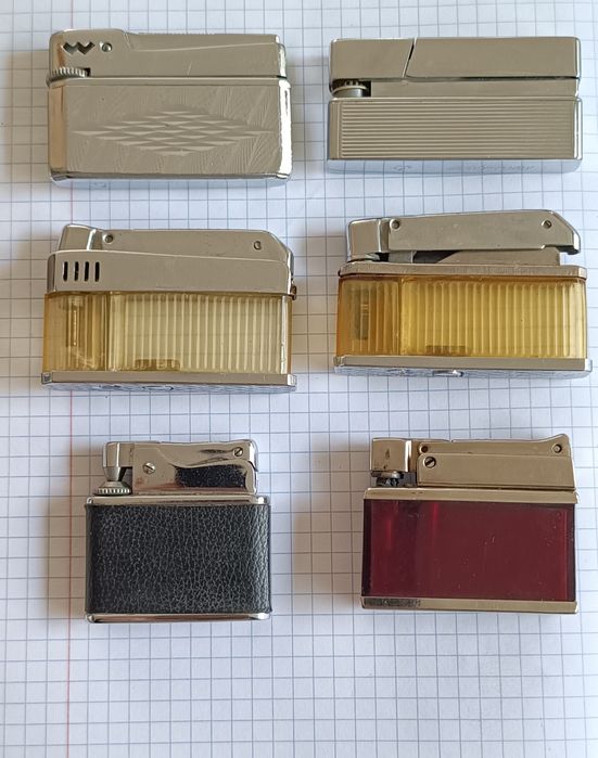 Винтажные зажигалки газовые СССР редкость