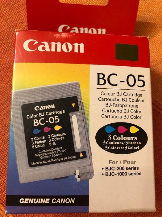 Cartuse originale Canon BC-02, BC-05 negru, color