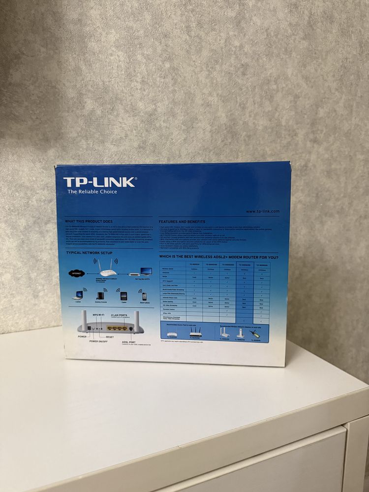 Модем TP LINK Wireless N ADSL2+