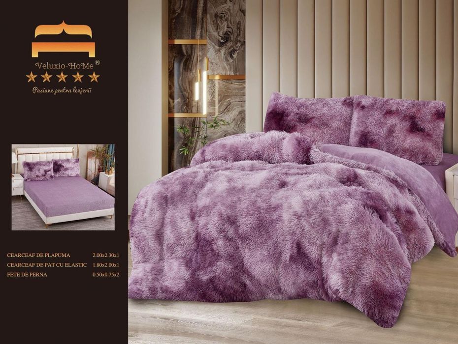 Lenjerii pufoasei cocolino  fluffy cu catifea