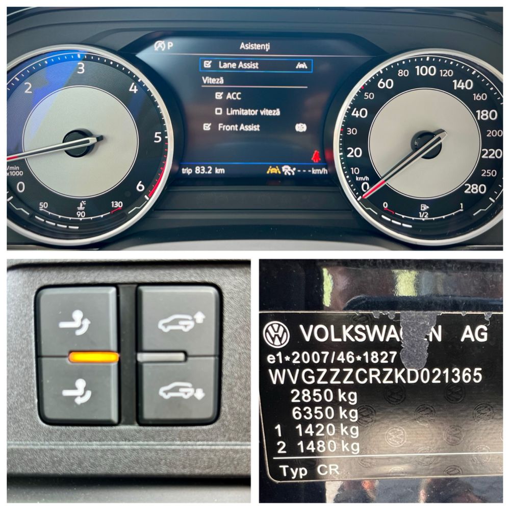 Volkswagen Touareg Elegance,2019 3.0TDI! Garantie 12 Luni! P.J