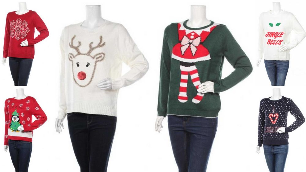 Дамски Коледен пуловер "M" 25-30 лв.