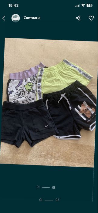 Шорты. Кофточка - BENETTON