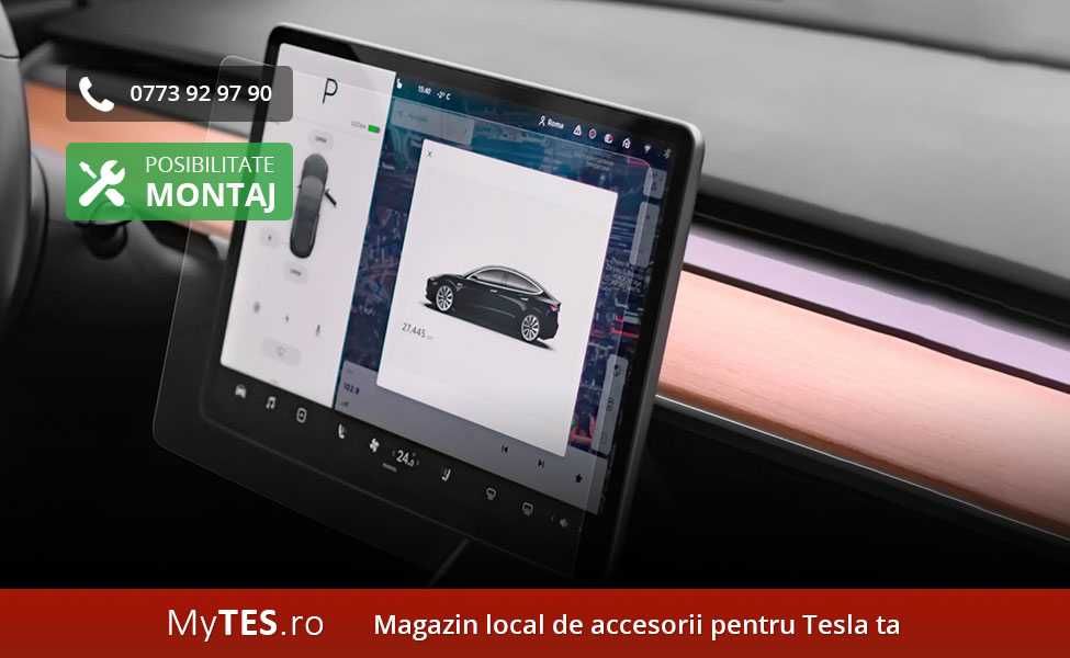 Folii protectie ecrane (mata/clara) - Tesla Model 3 / Y