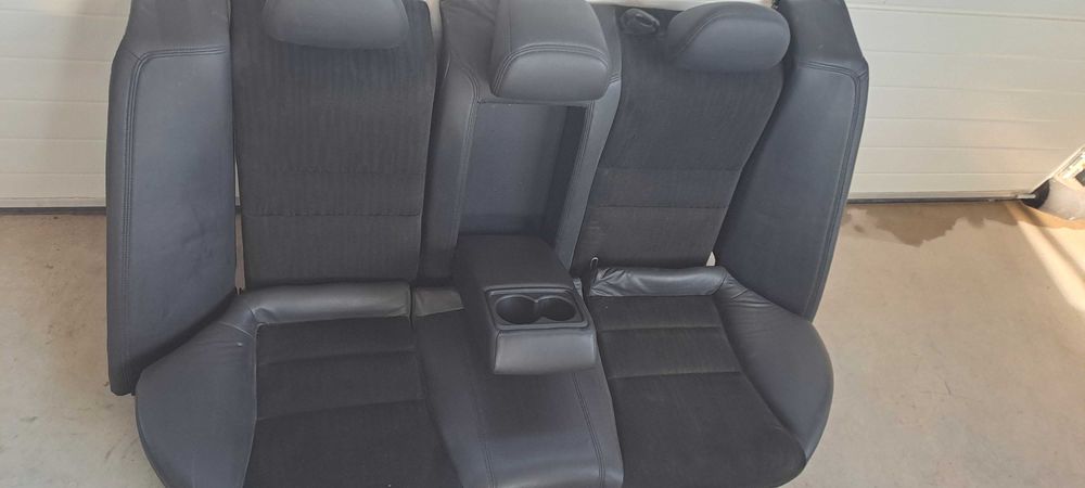 Полукожен салон Honda accord 2008г