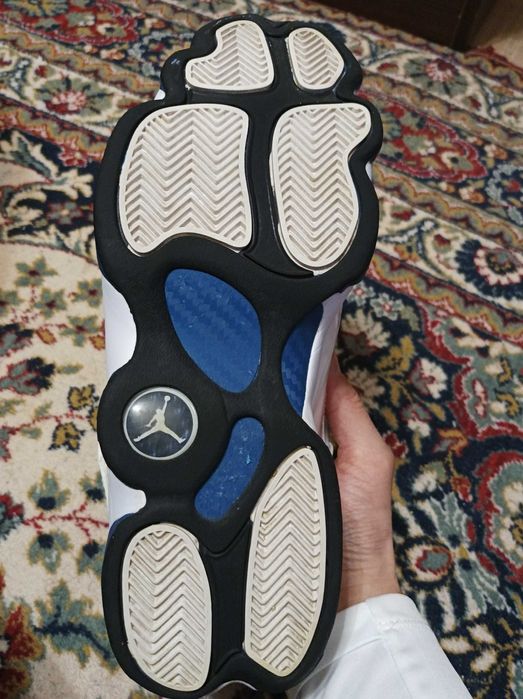 Jordan 6 rings white/marina blue