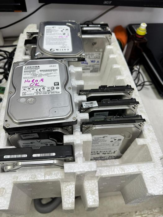 Жесткий диск 500Гб/1ТБ на компьютер/ноутбук/видеонаблюдение